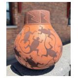 Carmel Lewis Acoma Pueblo Lizard Jar