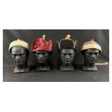Collection of Mongolian Janjin Malgai Hats