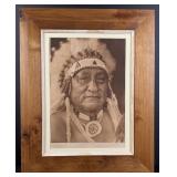 Edward Curtis Standing Two Oto Photogravure