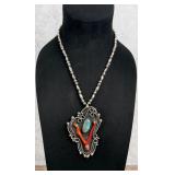 Navajo Sterling Dan Simplicio Style Necklace