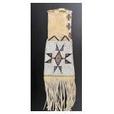 Sioux Native American Indian Beaded Pipe Bag