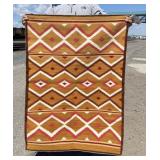 Mary James Navajo Indian Church Rock Rug