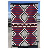 Navajo Indian Chiefs Blanket Rug Moki Revival
