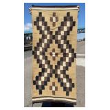 Navajo Indian Klagetoh Double Throw Rug