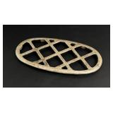 Oval Cast Iron Trivet Pattern 509
