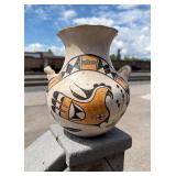 Juana Leno Acoma Pueblo Pottery Parrot Jar