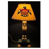 Northwest Coast Indian Totem Pole Lamp