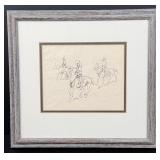Edward Borein Range Riders Drawing