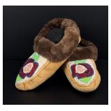 Ojibwe Native American Indian Beaded Moccasins
