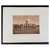 Edward Curtis Singing to the Cedar Photogravure