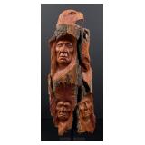 Gordon Raistrick Cottonwood Bark Carving