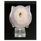 Polished Agate Geode Cat Ears