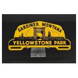 Montana Yellowstone Park License Plate Topper