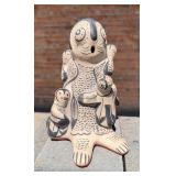 Stephanie Snowflake Flower Rhoades Pottery Owl