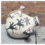 Seferina Ortiz Cochiti Pueblo Pottery Canteen