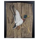 George Turner Mallard Relief Sculpture