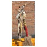 Native American Indian Coyote Skull Medicine Stick