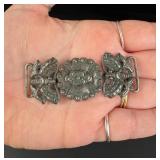 Qing Dynasty Chinese .900 Silver Belt Buckle