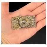 Qing Dynasty Chinese .850 Silver Belt Buckle