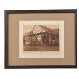 Edward Curtis Cowichan Houseframe Photogravure