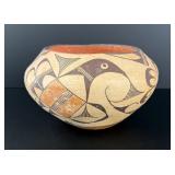 Historic Acoma Pueblo Olla Water Pot Jar