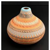 Billy Navajo Pueblo Sgraffito Pottery Pot