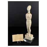 Amorgos Cycladic Pre Historic Cast Figurine