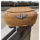 Yupik Inuit Eskimo Alaskan Beaded Basket