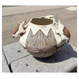 Phyllis Leno Acoma Pueblo Turtle Pot