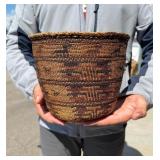 Skokomish Woolly Dog Native American Indian Basket