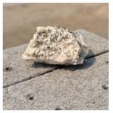 Chalcopyrite on Pink Dolomite Mineral Specimen