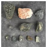Collection of Butte Montana Mineral Specimens