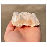 Peach Stilbite and Apophyllite Mineral Specimen