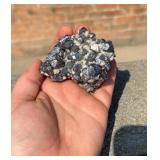 Butte Montana Cubic Galena on Calcite Specimen