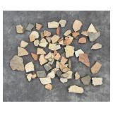 Ancient Native American Indian Pot Shards