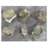 Iridescent Calcite Mineral Specimens