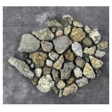 Butte Montana Pyrite Calcite Mineral Specimens