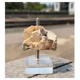 Smoky Quartz on Feldspar Mineral Specimen
