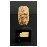 Tang Dynasty China Stone Head of a Bodhisattva