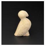 Alaskan Inuit Eskimo Carved Horn Bird