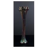 Fenton Amethyst Carnival Glass Vase