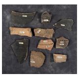Ancient Moundville Native American Pot Fragments
