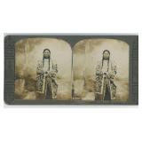 Mary Sioux Indian Squaw Stereoview