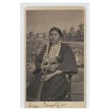 W.R. Cross Goose's Daughter Indian CDV Photo