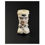 Staffordshire Caricature Toothpick Holder