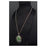 Southwestern Sterling Silver Turquoise Necklace