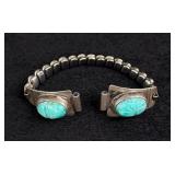 Navajo Sterling Silver Turquoise Watch Band