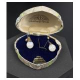 12k Gold Filled Australian Opal Earrings