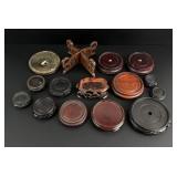 Collection of Chinese Wood Bases