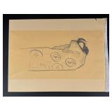 Richard Vernon Greeves Oriental Drawing